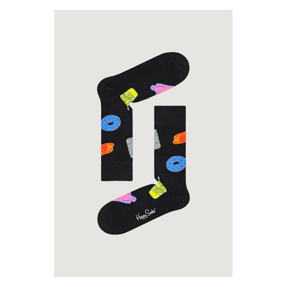 Happy Socks Schwarze Baumwollsocke