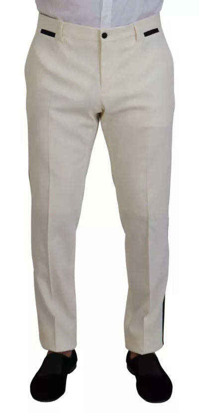 Dolce & Gabbana Weißer doppelreihiger 2-teiliger SICILIA-Anzug
