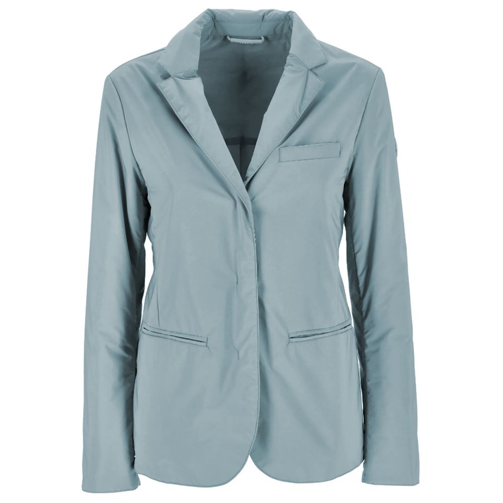 People Of Shibuya Hellblaue Polyester Damen Jacke