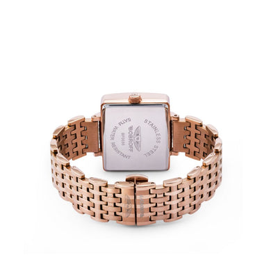 Bobroff Bronze-Edelstahl-Uhr