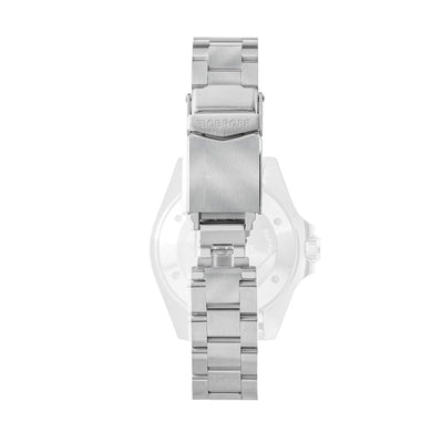 Bobroff Silberne Uhr aus Edelstahl
