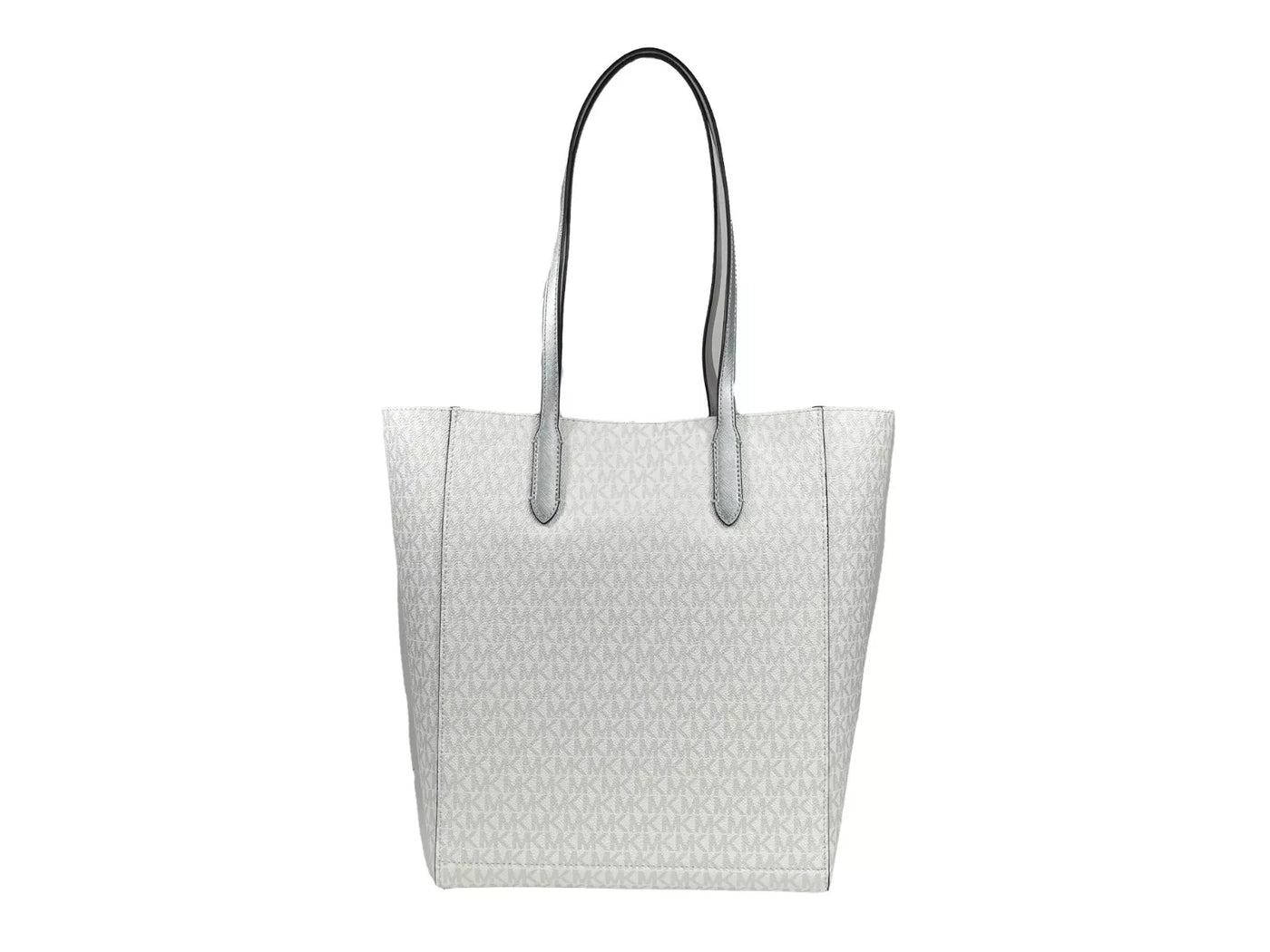 Michael Kors Vincent mit Kartenetui Große Tote Geldbörse Tasche Silber
