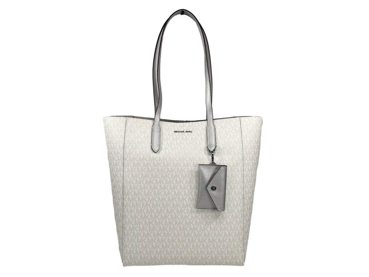 Michael Kors Vincent mit Kartenetui Große Tote Geldbörse Tasche Silber