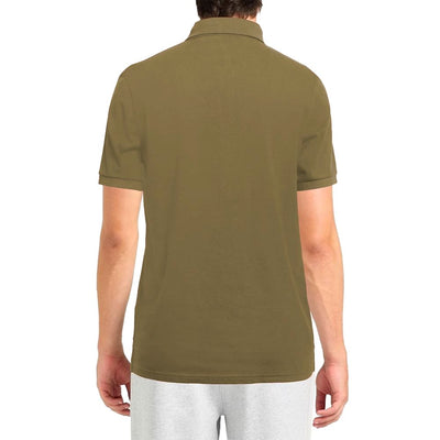 Alpha Studio Grünes Baumwoll-Poloshirt