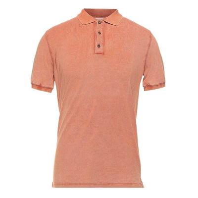 Alpha Studio Rosa Baumwoll-Poloshirt
