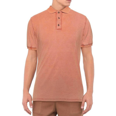 Alpha Studio Rosa Baumwoll-Poloshirt