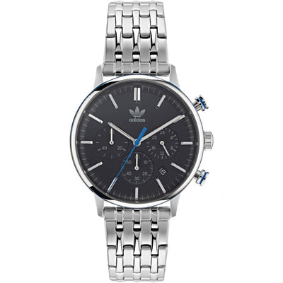 Adidas Graue Uhr aus Edelstahl