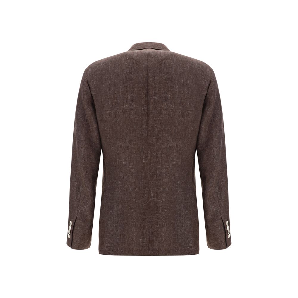 Brunello Cucinelli Blazer-Jacke aus Leinen