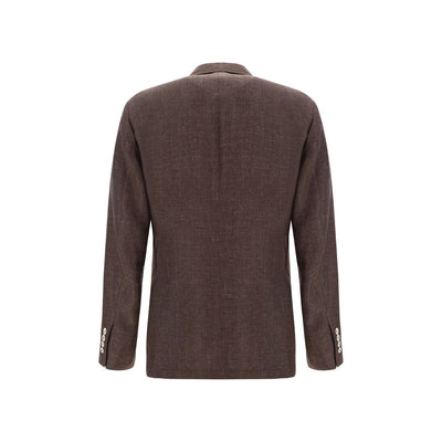 Brunello Cucinelli Blazer-Jacke aus Leinen