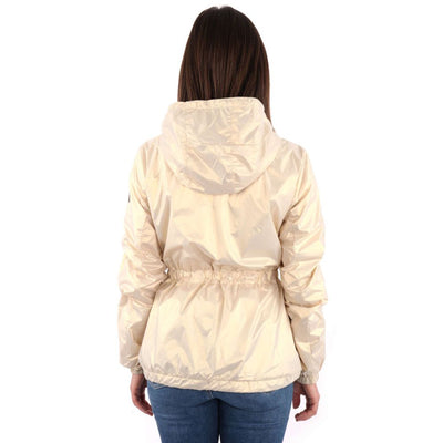 Yes Zee Beige Nylon Jacken & Mantel