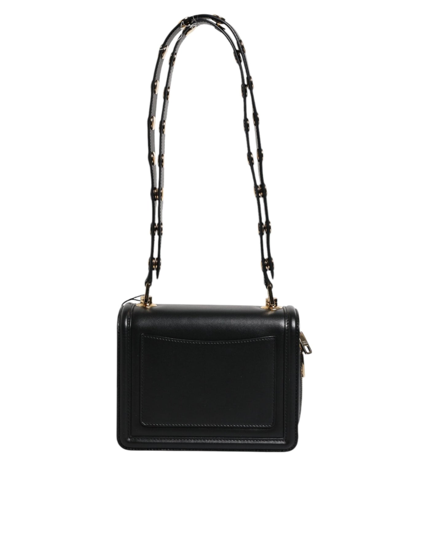 Dolce & Gabbana Schwarze Joy Therapy Lola Crossbody-Tasche aus Leder mit Nieten