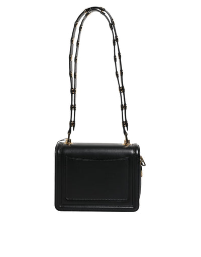 Dolce & Gabbana Schwarze Joy Therapy Lola Crossbody-Tasche aus Leder mit Nieten