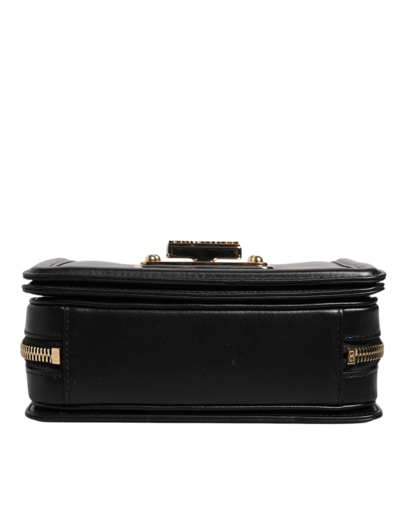 Dolce & Gabbana Schwarze Joy Therapy Lola Crossbody-Tasche aus Leder mit Nieten