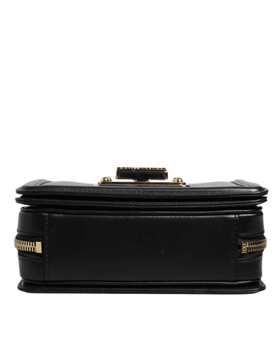 Dolce & Gabbana Schwarze Joy Therapy Lola Crossbody-Tasche aus Leder mit Nieten