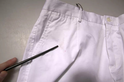 Dolce & Gabbana Weiße Chinos Baumwolle Stretch Casual Shorts