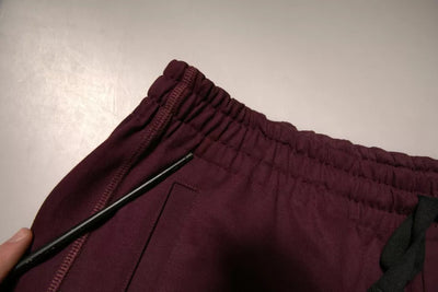 Dolce & Gabbana Kastanienbraune Bermudashorts aus Baumwolle mit mittlerer Taille