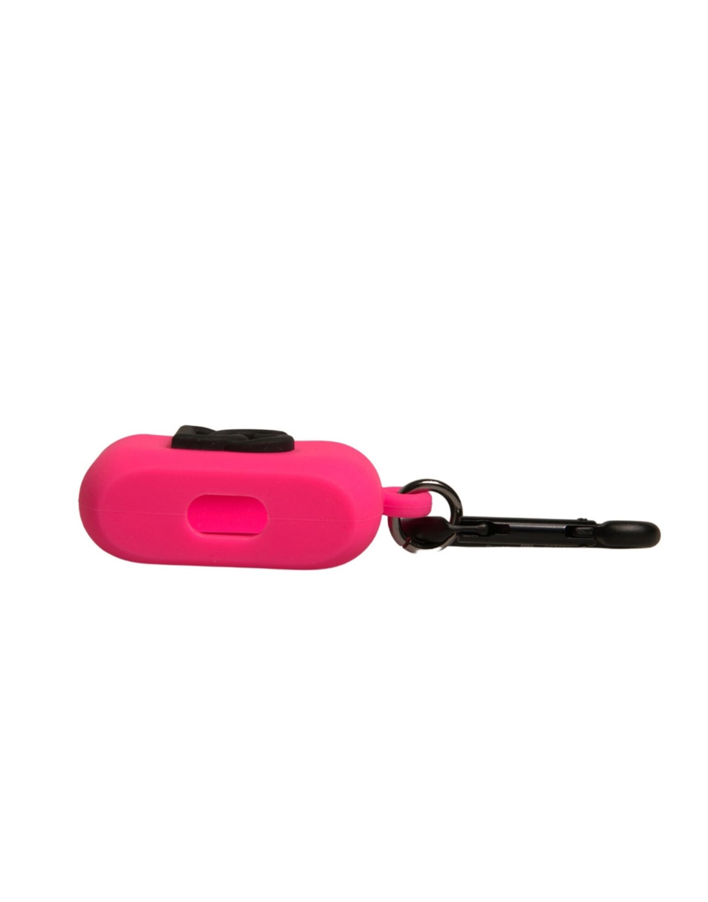 Dolce & Gabbana Rosa Silikon-Gummi-Logo geprägte Airpods Hülle