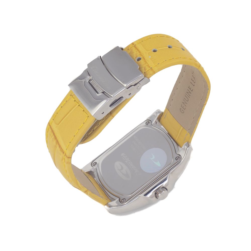 Chronotech Gelbe Lederuhr