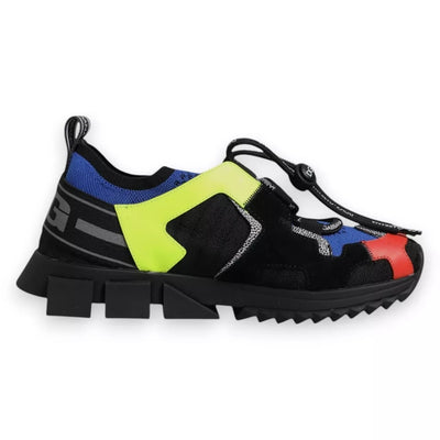 Dolce & Gabbana Multicolor Mesh Sorrento Trekking Turnschuhe Schuhe