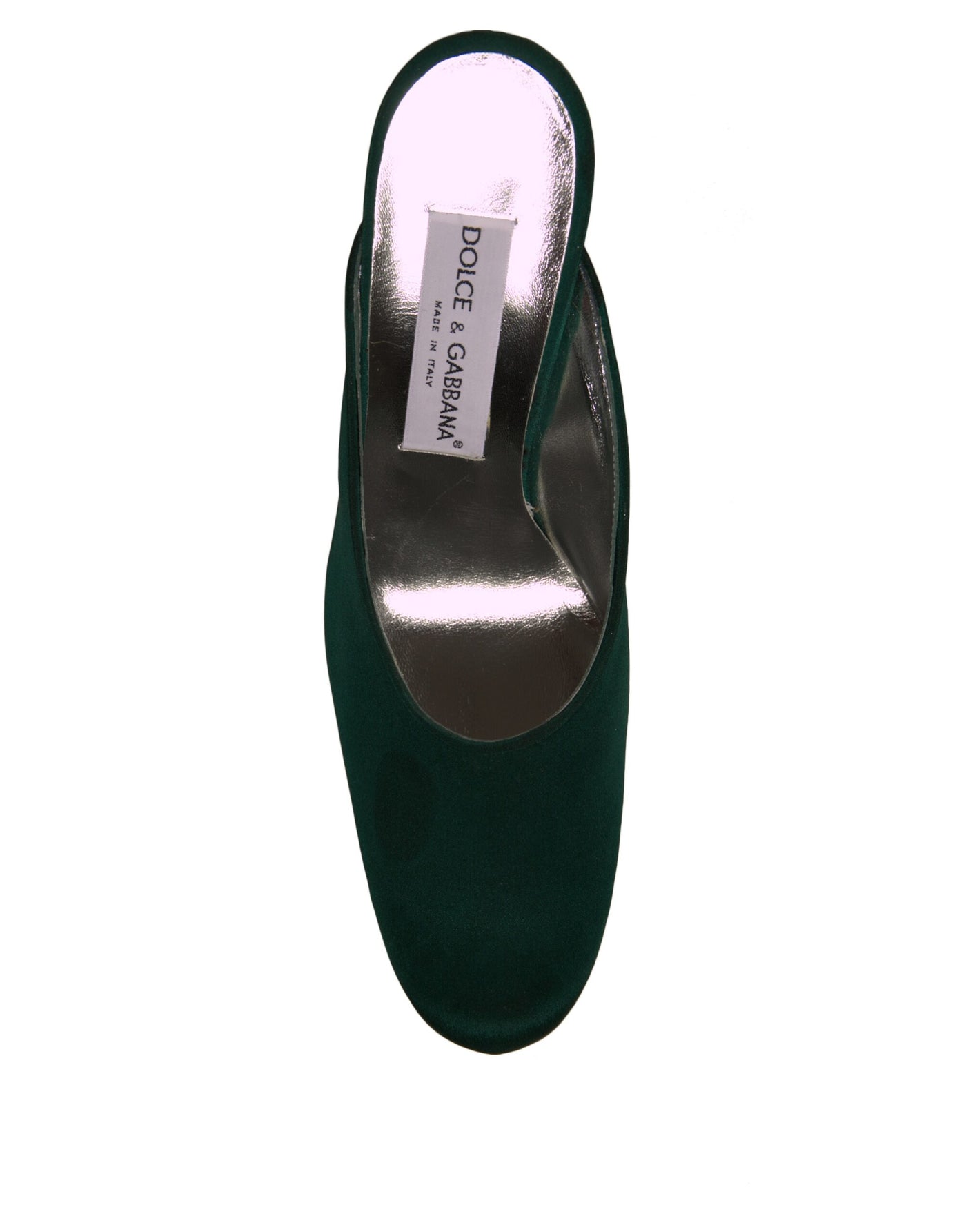 Dolce & Gabbana Grün Wildleder Leder High Heel Pumps Schuhe