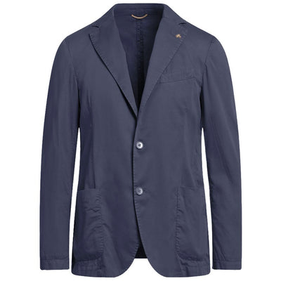 AT.P.CO Blauer Baumwollblazer