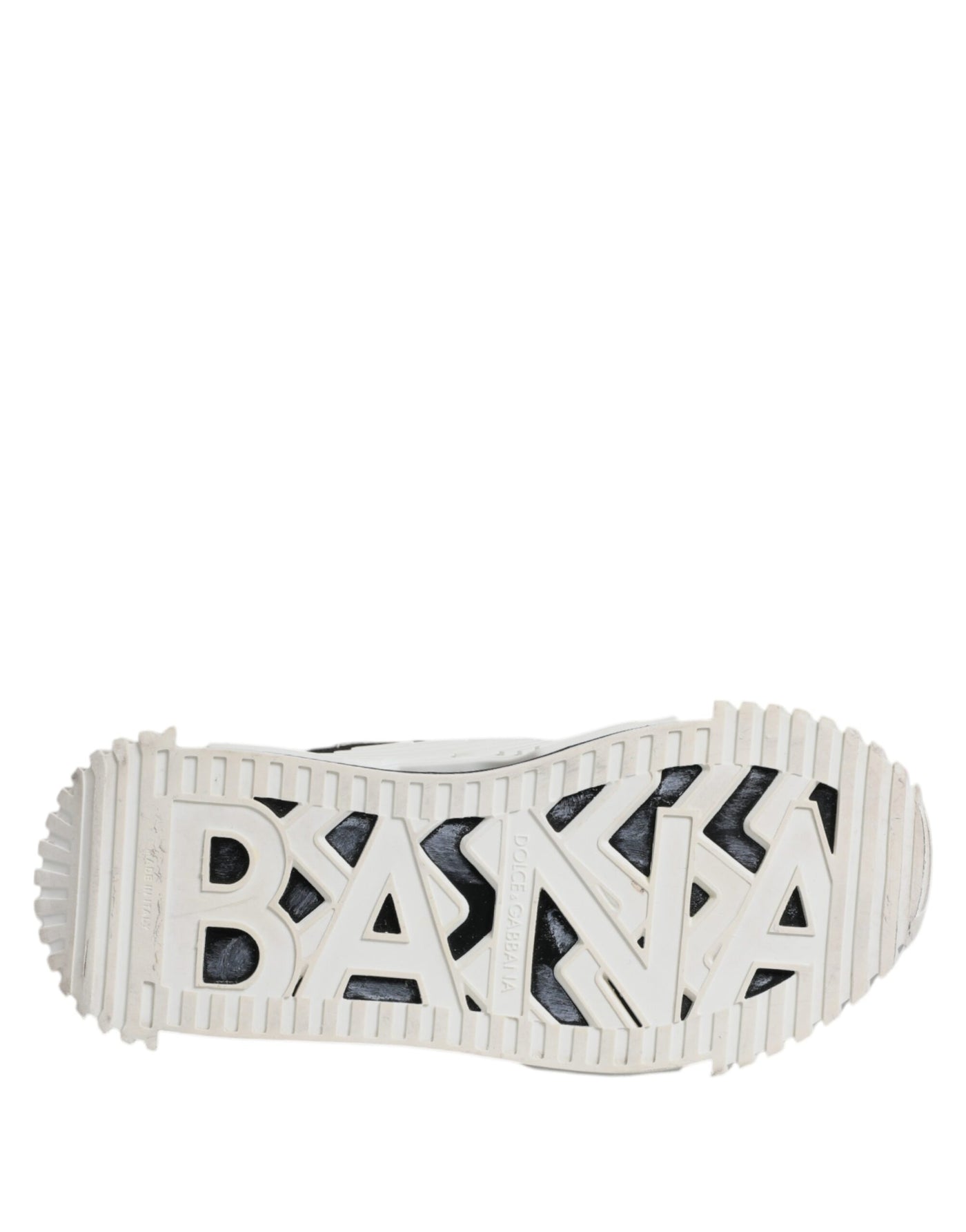 Dolce & Gabbana Weiß Schwarz NS1 Low Top Turnschuhe Schuhe