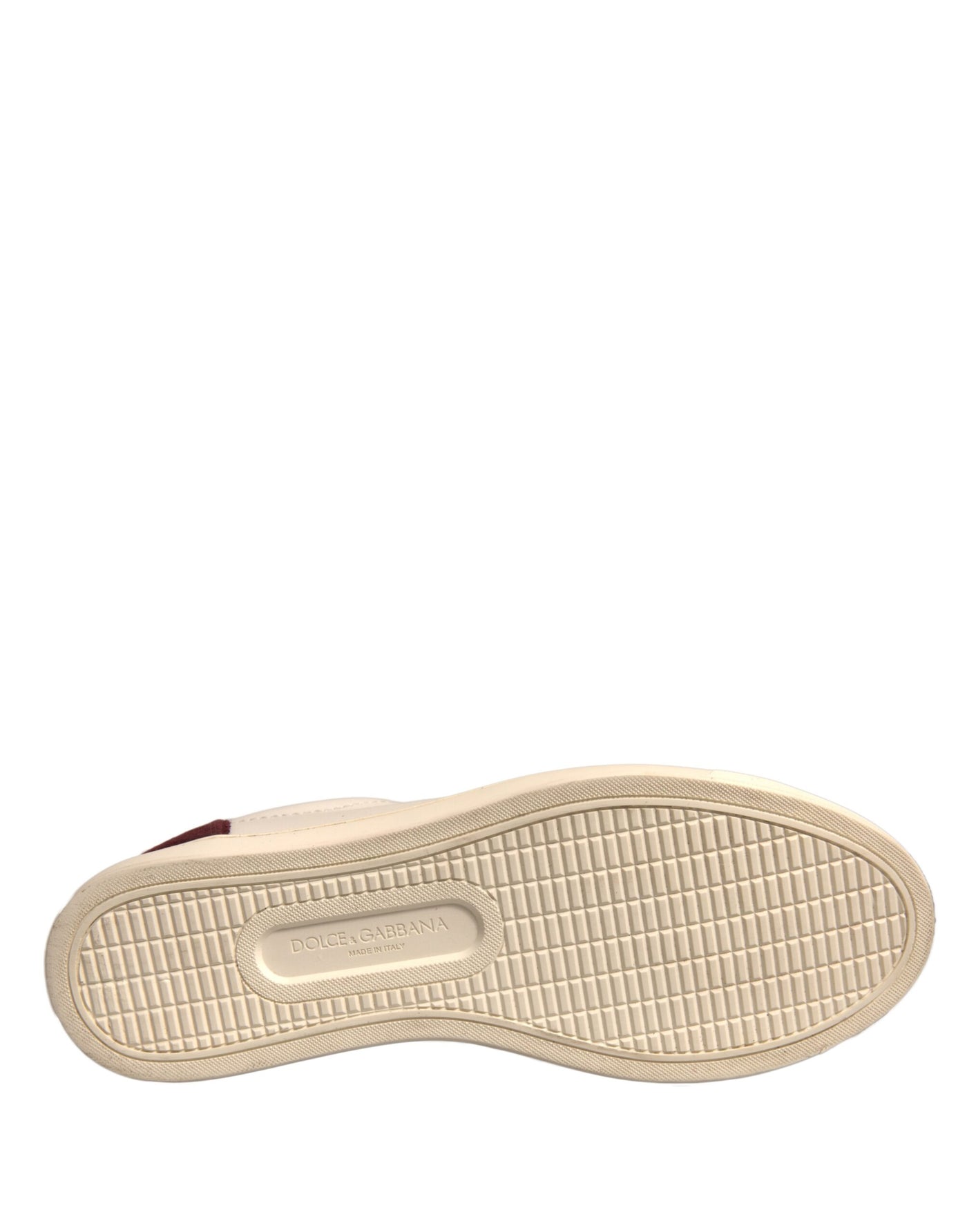 Dolce & Gabbana Weiß Wildleder Leder Low Top Turnschuhe Schuhe