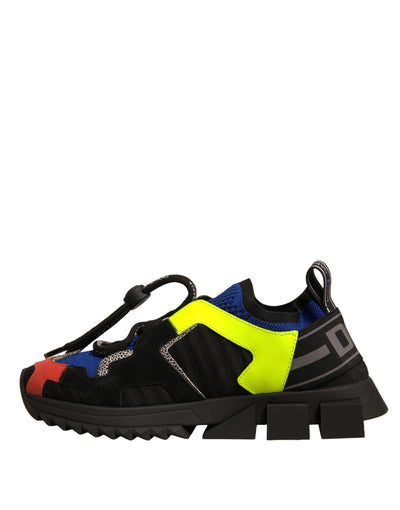 Dolce & Gabbana Multicolor Low Top Sorrento Turnschuhe Schuhe