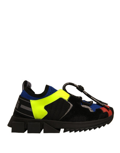 Dolce & Gabbana Multicolor Low Top Sorrento Turnschuhe Schuhe