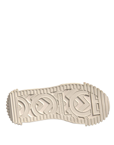 Dolce & Gabbana Multicolor Wildleder Stoff NS1 Turnschuhe Schuhe