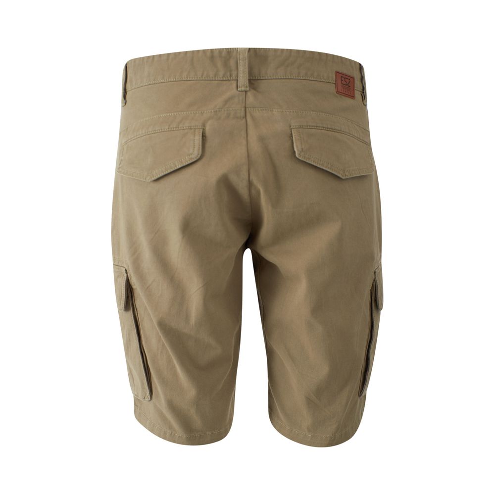 Yes Zee Beige Baumwolle Herren Bermuda Short