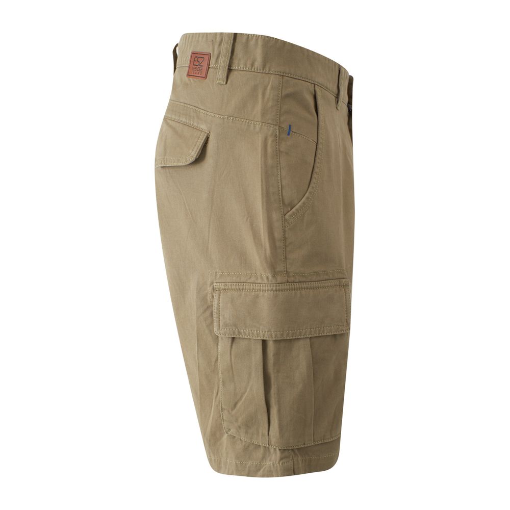 Yes Zee Beige Baumwolle Herren Bermuda Short