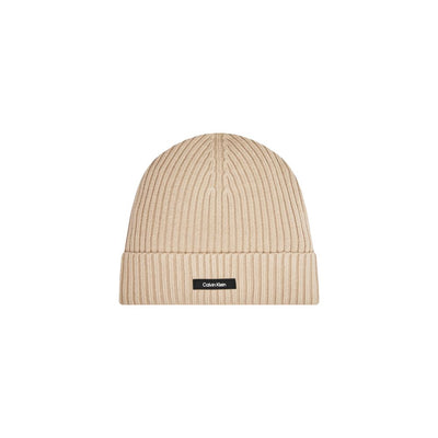 Calvin Klein Beige Bio-Baumwollmützen Baseballmütze