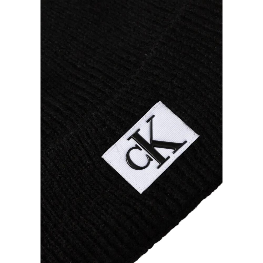 Calvin Klein Jeans Schwarze Marabu Kappen Baseballmütze