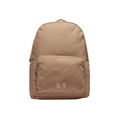 Calvin Klein Jeans Beigefarbener Rucksack aus recyceltem Polyester