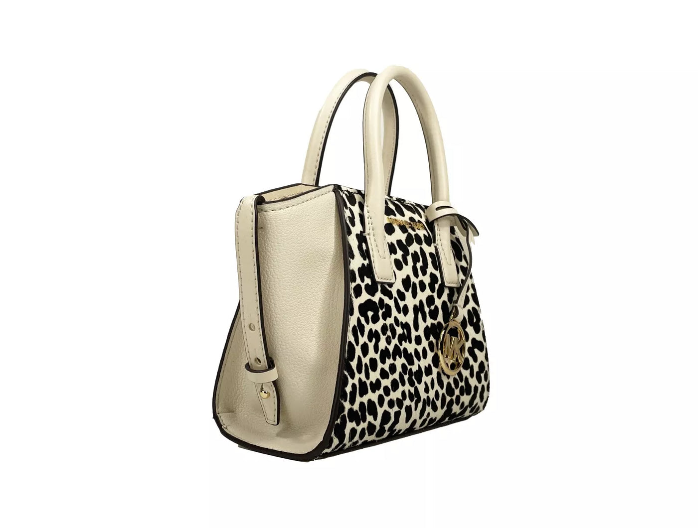 Michael Kors Avril XS Creme Cheetah Satchel Crossbody Tasche Geldbörse