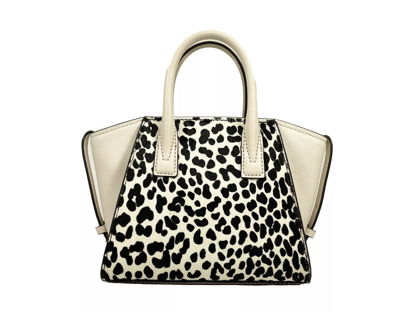 Michael Kors Avril XS Creme Cheetah Satchel Crossbody Tasche Geldbörse