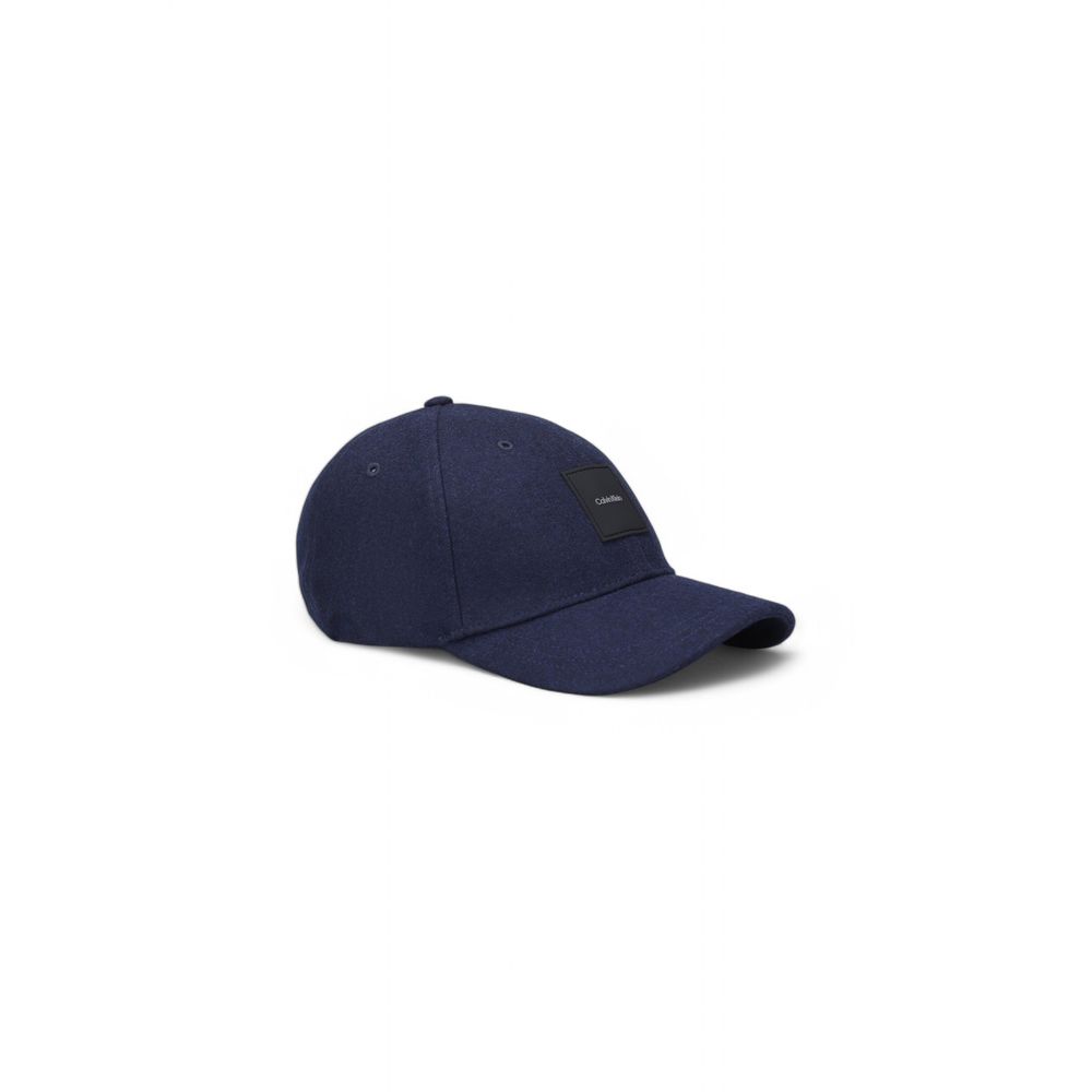 Calvin Klein Blaue Wollmützen Baseballmütze
