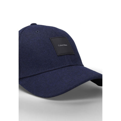 Calvin Klein Blaue Wollmützen Baseballmütze