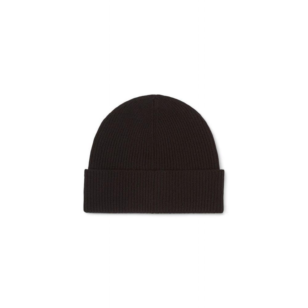 Calvin Klein Schwarze Kaschmir-Mützen Baseballmütze