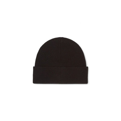 Calvin Klein Schwarze Kaschmir-Mützen Baseballmütze