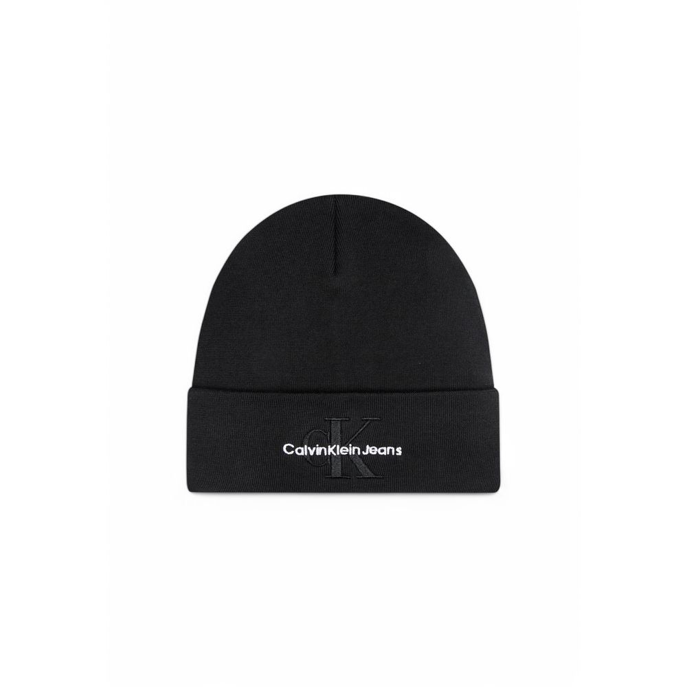 Calvin Klein Jeans Schwarze Bio-Baumwollmützen Baseballmütze