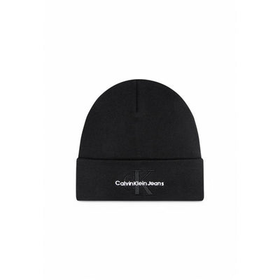 Calvin Klein Jeans Schwarze Bio-Baumwollmützen Baseballmütze