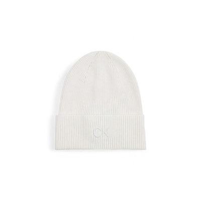 Calvin Klein Weiße Bio-Baumwollmützen Baseballmütze