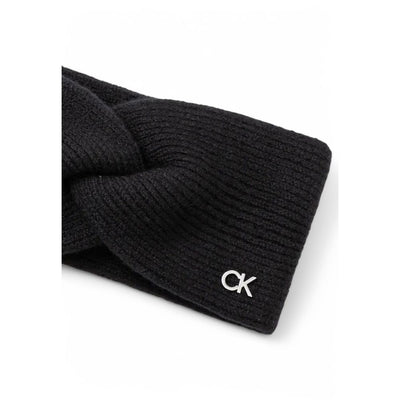 Calvin Klein Schwarzer Wollhut