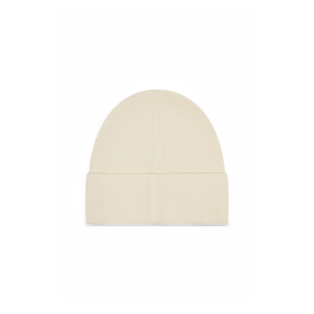 Calvin Klein Creme Recyceltes Polyester Kappen Baseballmütze