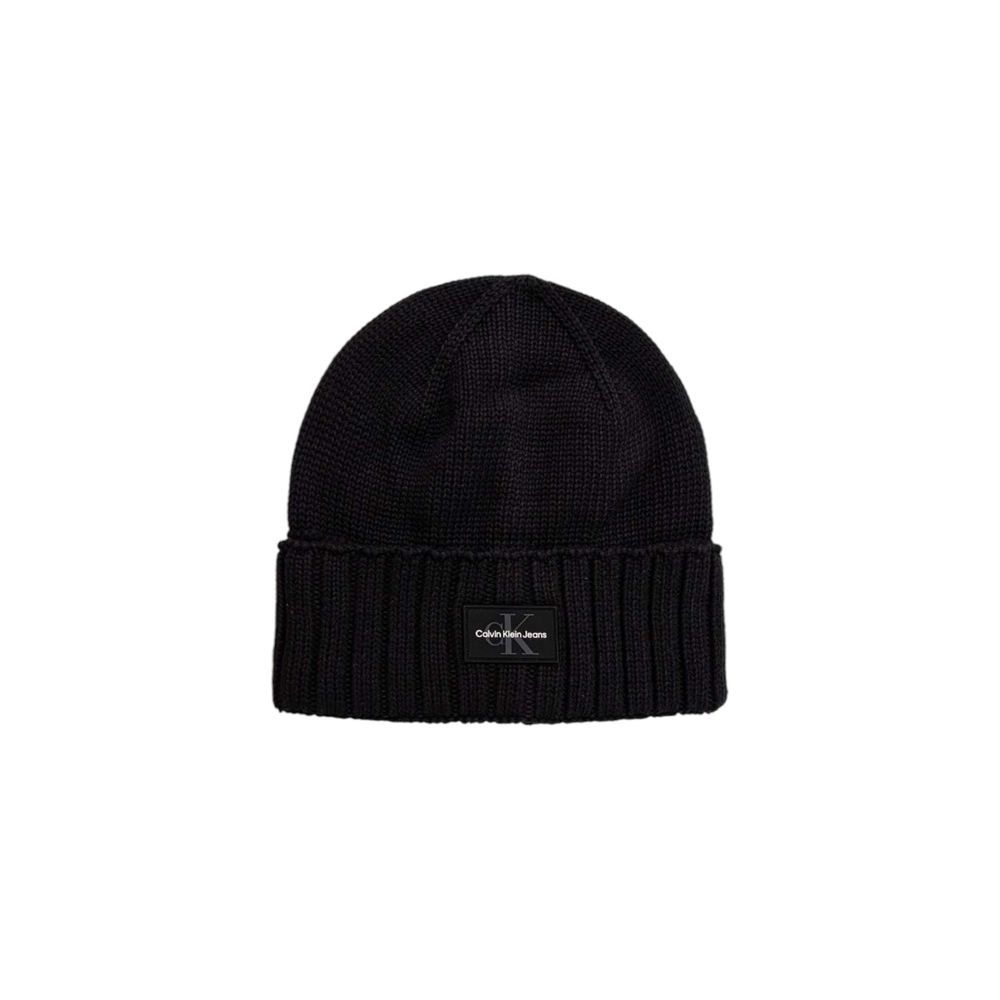 Calvin Klein Jeans Schwarze Baumwollmützen Baseballmütze