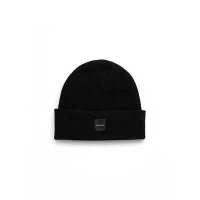Calvin Klein Schwarze Kaschmir-Mützen Baseballmütze
