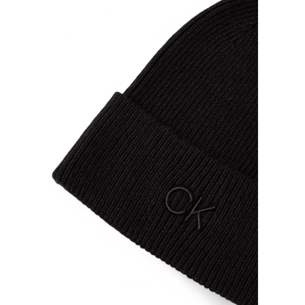 Calvin Klein Schwarze Bio-Baumwollmützen Baseballmütze