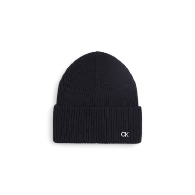 Calvin Klein Schwarze Wollmützen Baseballmütze